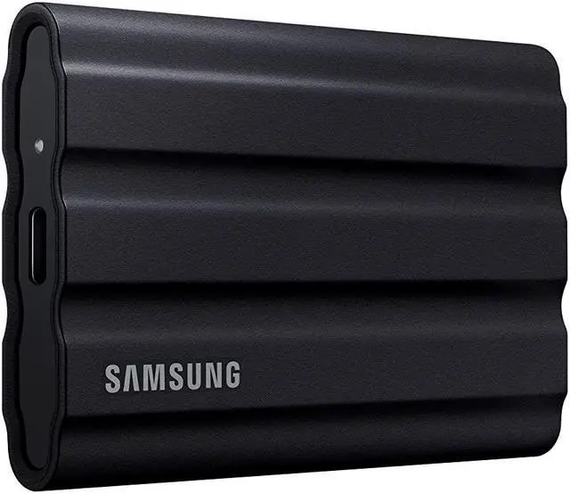 Main image of SAMSUNG T7 Shield 1TB, up to 1050MB/s, USB 3.2 Gen2, Rugged, IP65 Rated, for Photographers, Content Creators and Gaming, Portable External Solid State Drive (MU-PE1T0S/AM, 2022), Black