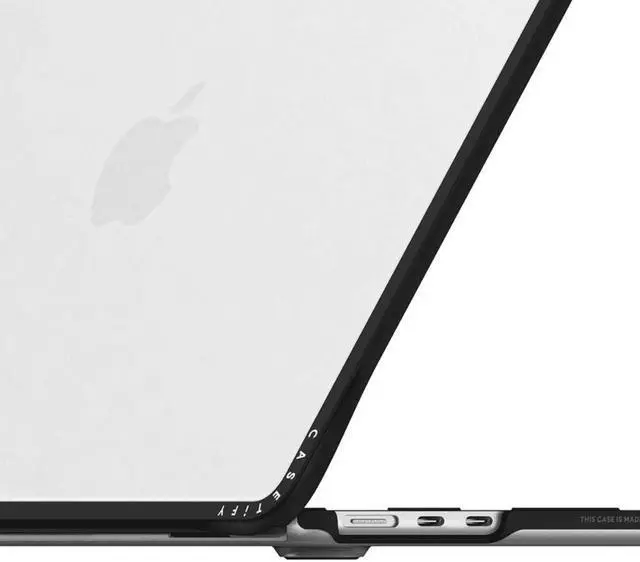 Alt view image 3 of 3 - CASETiFY Impact MacBook Air 13.6" (M2-M4) Case [Cushioned Impact Corners/Scratch-Resistant/Anti-Slip Grip] - I'm Sick of Everything - Clear Black