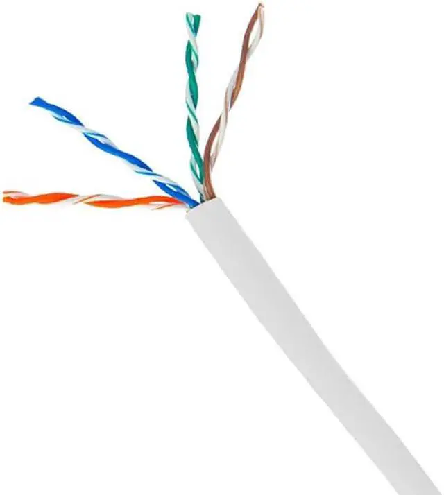Alt view image 4 of 5 - ENS Cat5e Ethernet Cable 1000ft, 24 AWG, CMR, Insulated Solid Bare Copper Wire, FastReel Pull Box, 350MHZ Gigabit Speed UTP Bulk Cable, UL Listed,CCTV Security Surveillance System NVR,DVR,Camera White