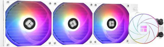 Main image of Thermalright Aqua Elite 360 ARGB White CPU Aio Cooler, 360 CPU Liquid Cooling, Pump Head Speed up to 6400RPM,for AM4/AM5,Intel LGA1851/1150/1151/1200/2011/1700,High Performance Radiator(White)