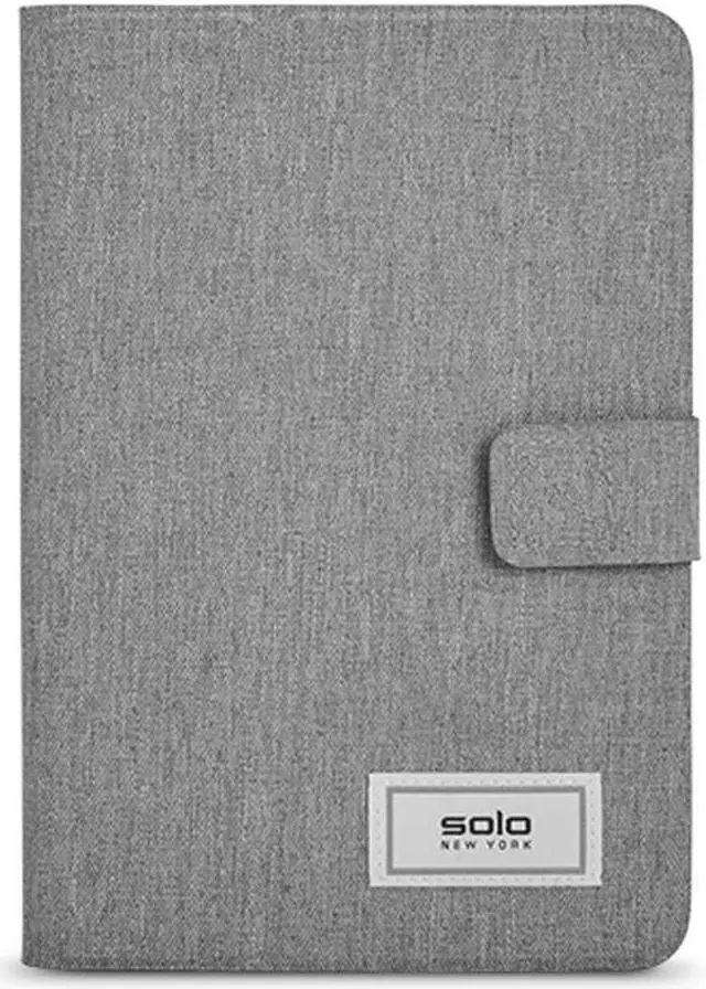 Main image of Solo New York Re:Think Small Universal Tablet Case, Fits 5.5" - 8.5" Tablets, Made from Recycled Materials, Gray
