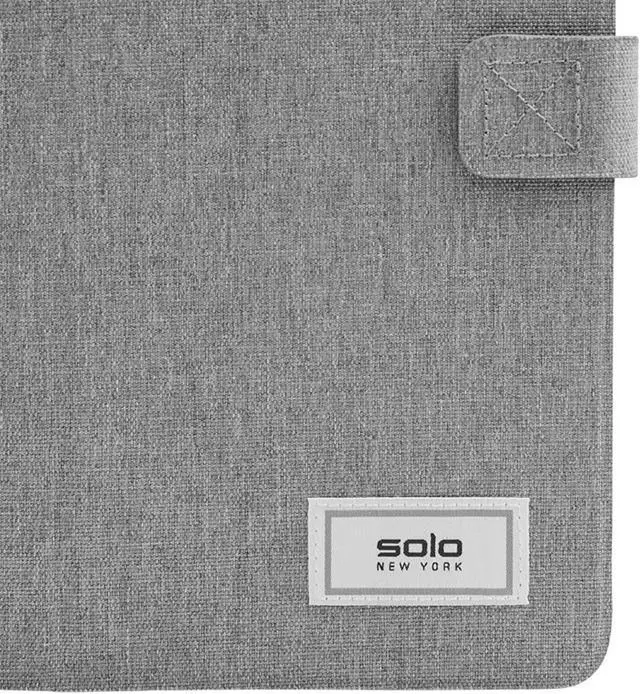 Alt view image 5 of 5 - Solo New York Re:Think Small Universal Tablet Case, Fits 5.5" - 8.5" Tablets, Made from Recycled Materials, Gray