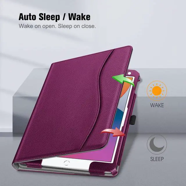 Alt view image 3 of 5 - Fintie Multi-Angle Viewing Case for iPad 9th / 8th / 7th Generation 10.2 Inch + 360 Degree Rotating Shockproof Case