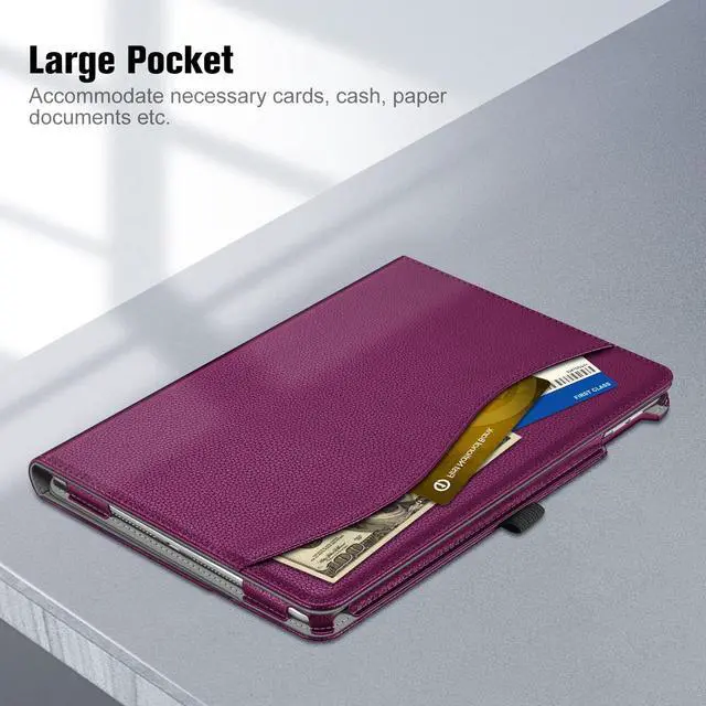 Alt view image 5 of 5 - Fintie Multi-Angle Viewing Case for iPad 9th / 8th / 7th Generation 10.2 Inch + 360 Degree Rotating Shockproof Case