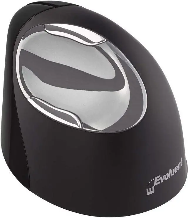 Alt view image 3 of 5 - Evoluent Mouse VM4RM - VerticalMouse 4 Right Mac, Ergonomic Design, Evoluent Vertical Mouse with Wireless Connection for MacBook Operating System, Plus Jestik Microfiber Cloth (Regular Size)