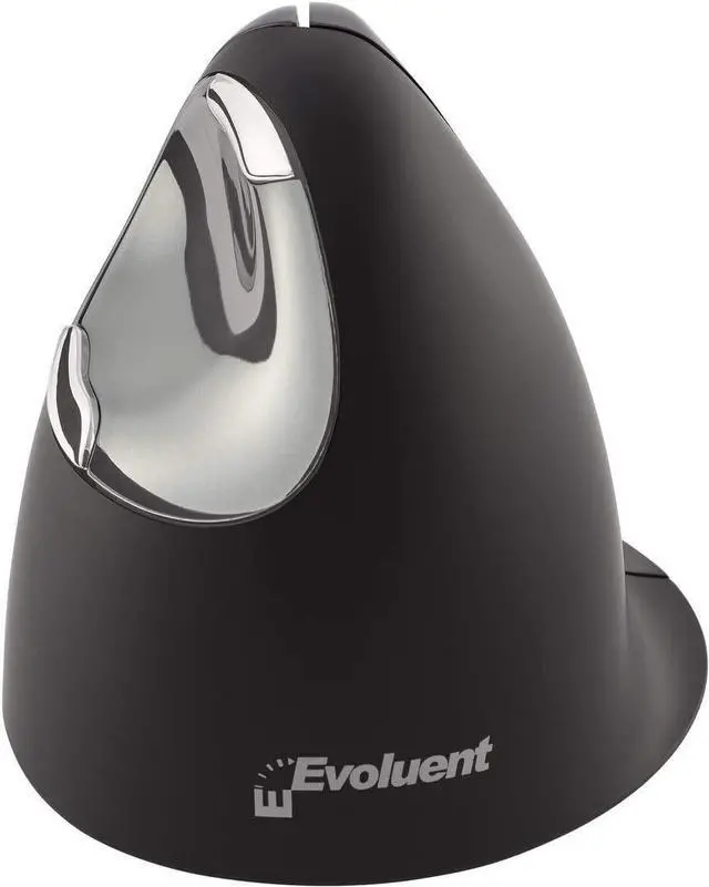 Alt view image 4 of 5 - Evoluent Mouse VM4RM - VerticalMouse 4 Right Mac, Ergonomic Design, Evoluent Vertical Mouse with Wireless Connection for MacBook Operating System, Plus Jestik Microfiber Cloth (Regular Size)