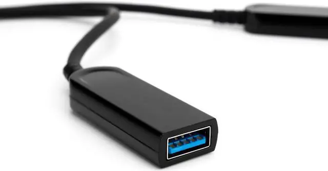 Alt view image 3 of 4 - Sewell USB 3.1 Gen 1 100 ft. Fiber Extension Cable for USB Cameras and Other 3.0 Devices. Up to 5Gbps Data Transfer Rate. Compatible with Windows, Mac OS, and Linux. Plug and Play.