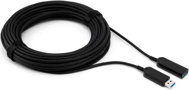 Alt view image 4 of 4 - Sewell USB 3.1 Gen 1 100 ft. Fiber Extension Cable for USB Cameras and Other 3.0 Devices. Up to 5Gbps Data Transfer Rate. Compatible with Windows, Mac OS, and Linux. Plug and Play.