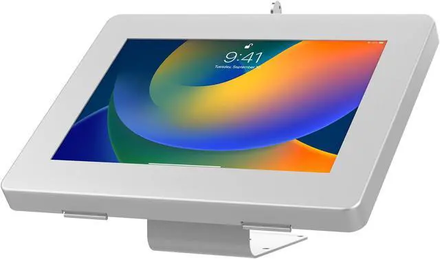 Main image of CTA Digital PAD-Curves Tablet Stand and Wall Mount with Paragon Enclosures (Silver)
