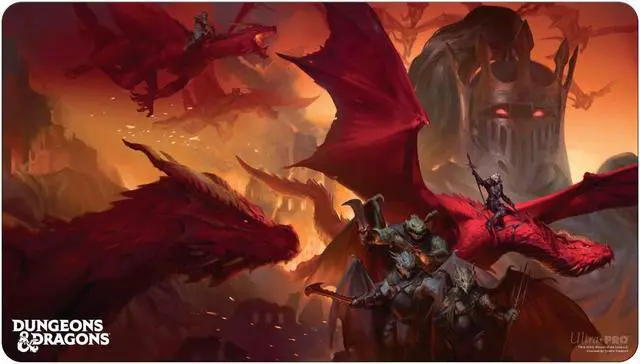 Main image of Ultra Pro - Dungeons & Dragons Playmat Dragonlance Shadow of The Dragon Queen - Protect Your Collectible Cards During Gameplay from Scuffs & Scratches, Perfect Use as Mouse Pad, Desk Pad, Desk Mat