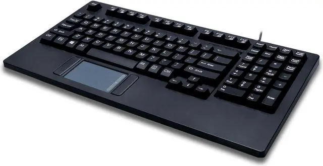 Alt view image 4 of 5 - Adesso AKB-425UB-MRP 1U Rackmount Drawer with USB Touchpad Keyboard Which Designed for Server Rack or Cabinet,19 x 1.75 Inch