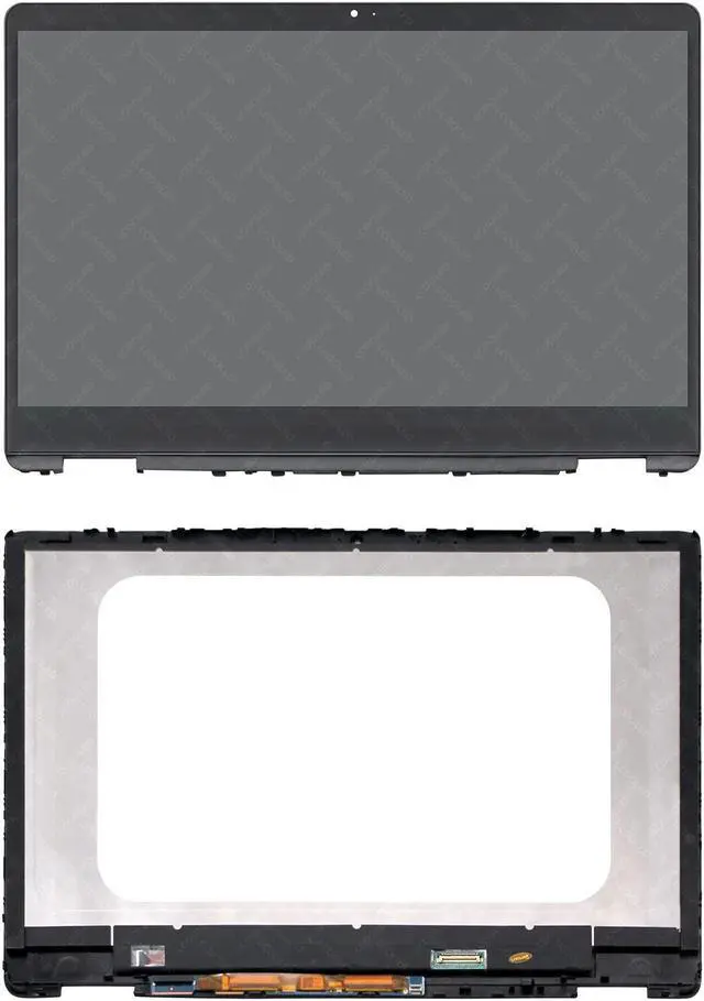 Alt view image 3 of 4 - LCDOLED Replacement for HP Chromebook x360 14b-cb0013dx 14b-cb0023dx 14b-cb0047nr 14b-cb0097nr 14.0 inches WXGA 1366x768 LCD Display Touch Screen Digitizer Assembly Bezel with Board