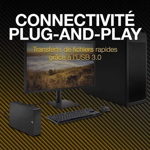 Alt view image 5 of 5 - Seagate Expansion Desktop 16TB, External Hard Drive, USB 3.0, 2 Year Rescue Services (STKP16000400)