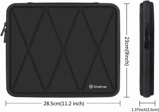Alt view image 5 of 5 - Smatree 11 Inch Hard Case for 2022 iPad Air 10.9 Inch, Tablet Carry Case Compatible with iPad Pro 11 Inch 2021 / iPad Air 10.9 Inch / 10.5 Inch iPad 10.2 Inch / 11 Inch Samsung Galaxy Tab S7 / Surface