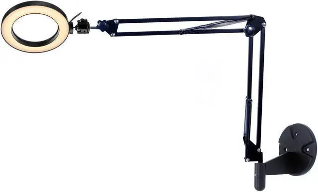 Alt view image 3 of 5 - Acetaken Desk & Wall Ring Light Kit - 6'' USB Ring Light with Mount Stand for YouTube, Task, Craft, Architect, Drafting, Repair