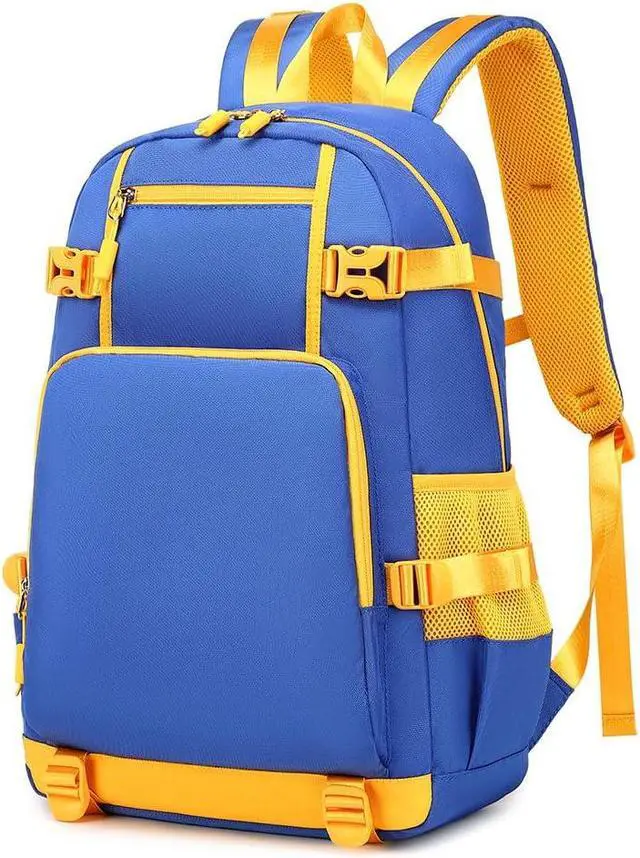 Alt view image 4 of 4 - Ansigeren Dazzling Gold 30 Basketball Player SC Creative Backpacks Sports Fan Bookbag Travel Student Backpack For Men Women (2)