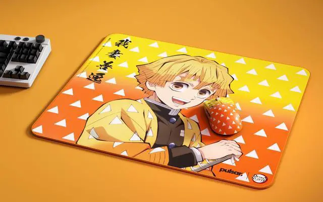 Alt view image 2 of 5 - PulsarGamingGears x Demon Slayer - ES2 Esports Professional Level Gaming Mouse Pad/Mat 3mm Thickness Anti-Slip Base Anti-Fray Precision Stitching 19.3in x 16.5in (XL, Zenitsu)