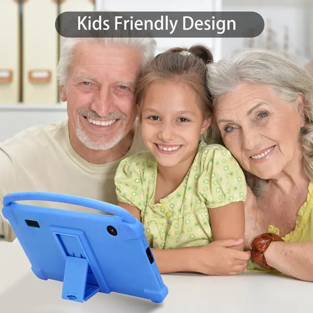 Alt view image 4 of 5 - ATOZEE Kids Tablet, 7 inch Tablet for Kids 4GB+32GB Supports 1TB Expansion Android 12 Preinstalled Parental Control Children Education with Shockproof Kickstand Case, GMS Certified Toddler Tablets.