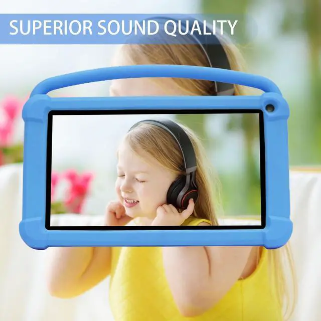 Alt view image 5 of 5 - ATOZEE Kids Tablet, 7 inch Tablet for Kids 4GB+32GB Supports 1TB Expansion Android 12 Preinstalled Parental Control Children Education with Shockproof Kickstand Case, GMS Certified Toddler Tablets.