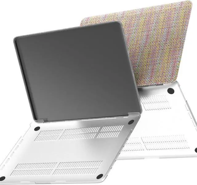 Alt view image 2 of 5 - BaayCerrie Colorful Woven Design for MacBook Pro 13 inch Case A2338 A2289 A2251 A2159 A1989 A1708 A1706 (2024-2016)