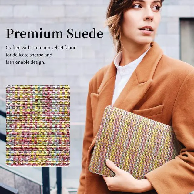 Alt view image 3 of 5 - BaayCerrie Colorful Woven Design for MacBook Pro 13 inch Case A2338 A2289 A2251 A2159 A1989 A1708 A1706 (2024-2016)