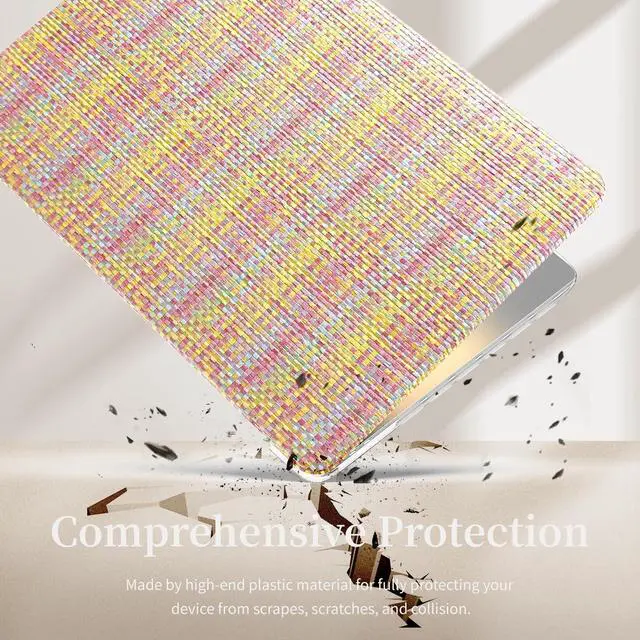 Alt view image 4 of 5 - BaayCerrie Colorful Woven Design for MacBook Pro 13 inch Case A2338 A2289 A2251 A2159 A1989 A1708 A1706 (2024-2016)