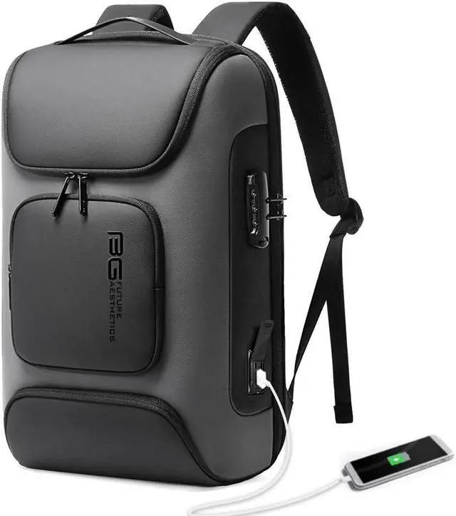 Main image of BANGE Business Laptop Backpack Fit for 15.6 INCH,Travel Backpack with USB Charging Port,Men Travel Backpack with Water Bottle Holder for Men and Women...
