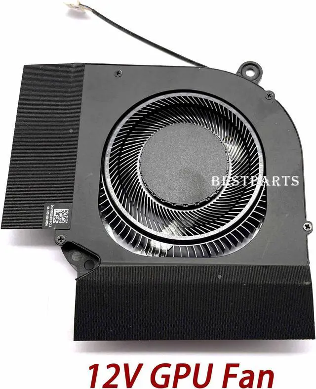 Alt view image 3 of 5 - BestParts New CPU+GPU Cooling Fan Replacement for ACER Predator Helios 300 15.6'' (PH315-55), Helios 300 17.3'' (PH317-56), All-Metal Blades AeroBlade 3D CPU Fan+ABS GPU Fan, 12V Fan
