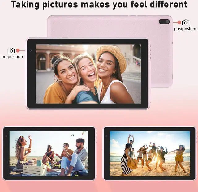 Alt view image 5 of 5 - CUPEISI Tablet Android 15, 7 inch Tablet, 6GB RAM+32GB ROM/ 1TB Expandable Tableta, 1.6Ghz Quad-core Processor Computer, 1024 * 600 IPS 7'' HD Touch Screen, 5MP Camera, WiFi, Game, Bluetooth