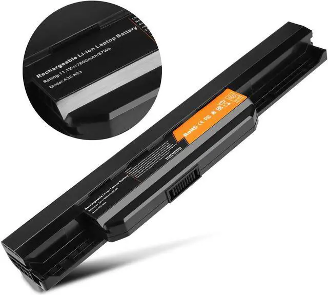 Alt view image 3 of 5 - Fancy Buying 87Wh/7800mAh Laptop Battery Replacement for Asus K53 K53E X54C X53S X53 K53S X53E A32-K53 A41-K53 - High Performance 9 Cells