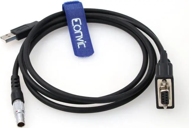 Alt view image 2 of 3 - Eonvic South GPS GNSS S10 Data Cable L797Y S86 S86T 7pin USB to DB9 RS232 Serial Computer