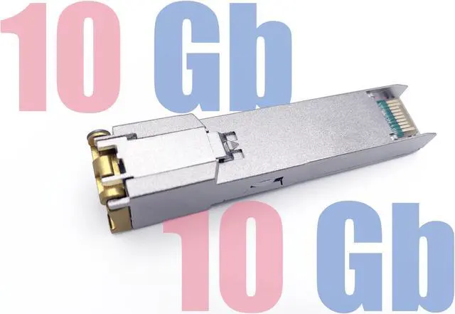 Alt view image 2 of 5 - Elfcam(r) - 10Gb SFP+ in RJ45, 10GB SFP+ Transceiver Module (10Gbase-T), Up to 30 Meters on a Cat7/ Cat8 Ethernet Cable