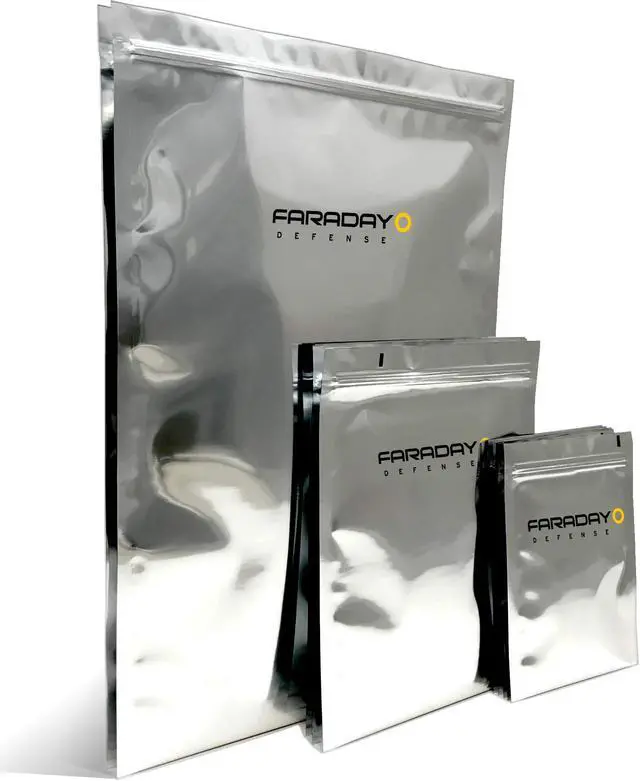 Main image of Faraday Defense 10pc Kit NEST-Z Faraday Bag EMP/Solar-Flare Prepper Ultra Thick - Military Grade Design, Superior Shielding Performance, Phones - Radios - Hard Drives - Tablets - Laptops Made in USA