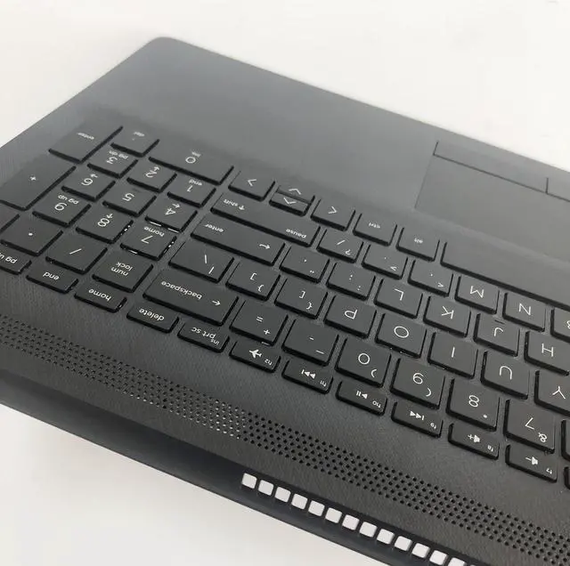 Alt view image 3 of 5 - LTPRPTS Replacement for HP 15-DA 15-DB 15-DR 15-DA0053WM 15-DA0012DX 15-DA0073WM Trackpad AHS US 15.6" Laptop Upper Case Palmrest Keyboard Touchpad Assembly Part L20387-001 AP29M000400