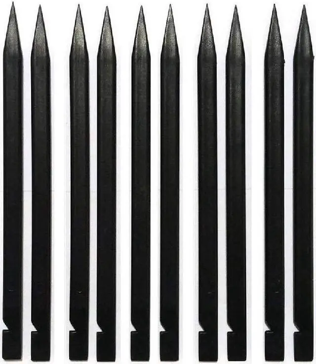 Main image of Fixinus 200 Pieces 4.72" Black Stick Non-Abrasive Nylon Plastic Spudger Security Pry Bar for iPhone iPad Mobile Phone Tablet Laptop LCD Screen Opening Repair Tool