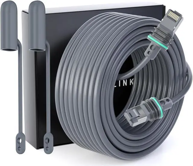 Main image of Frafode Starlink Gen 3 Cable, 150FT/46M Replacement Standard V3 Starlink Cable for Starlink Rectangular Satellite Extension Starlink Ethernet Cable Waterproof Accessories - Gray