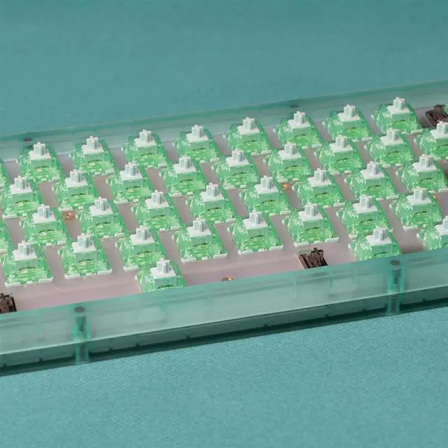 Alt view image 5 of 5 - kutethy Gateron Cap Anniversary Keyboard Switches 5 Pins Blue Green Pre-lubed Compatible for Gaming MX Mechanical Keyboard (72 PCS)