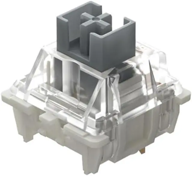 Main image of Gateron G Pro 3.0 Silvery Switch, Suitable for Mechanical Keyboards, 5-pin Linear/pre Lubricated/pin Enhanced Switch Compatible with PCB hot swapping (110)
