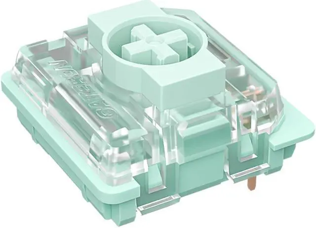 Main image of Gateron KS-33 Low Profile 2.0 Jade Tactile Keyboard Switches,Light Green 3-Pin 65gf RGB LED Factory Pre-lubed for MX Mechanical Keyboard(108Pcs)