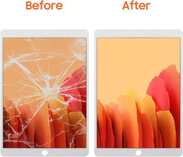 Alt view image 5 of 5 - LCD for iPad Pro 10.5 2017 Screen Replacement for iPad A1701 A1709 LCD Replacement for iPad Pro 10.5 LCD Screen and Digitizer A1701 Assembly Repair Parts (White)