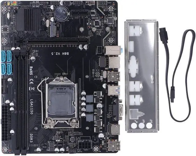 Main image of GOWENIC Desktop Computer Motherboard, B8H B85 1150 Pin Channel DDR3 Memory USB2.0 USB3.0 SATA Interface Gaming Motherboard, Supports LGA1150,SATA Ports