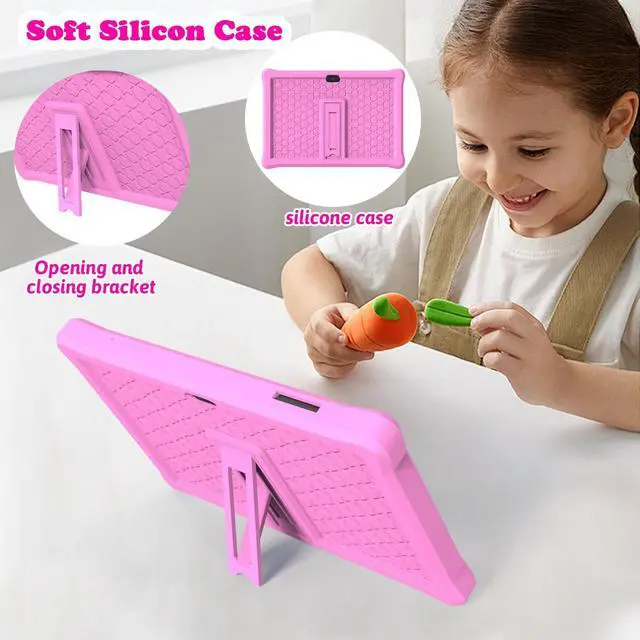 Alt view image 4 of 5 - Kids Tablet 10 inch Tablet Android 12 Tablet for Kids 4GB RAM 64GB ROM Tablets 10 inch IPS Touch Screen 1280x800, Iwawa & Parent Control kid Tablet WiFi Dual Camera, 6000mAh Battery Shockproof Case