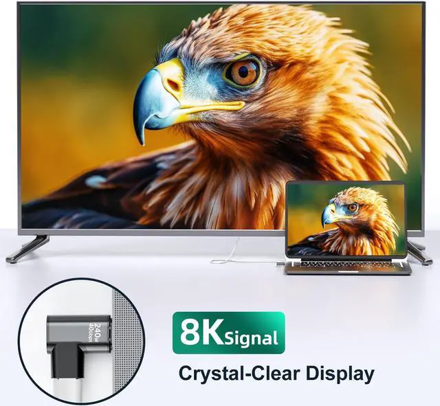 Alt view image 4 of 5 - USB C Magnetic Adapter 2Pack 240W+ 2Pack 140W