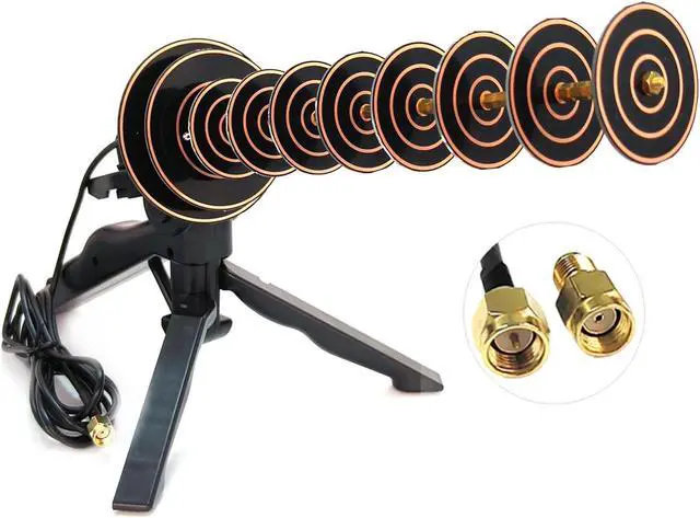 Main image of 2.4G WIFI Yagi Directional Antenna USB Wireless Adapter Laptop Desktop PC Signal Increase Extension Long Distance Reception (Single Antenna)