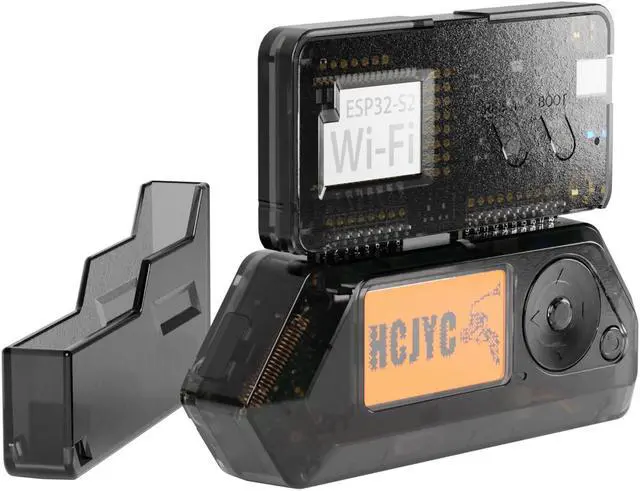 Alt view image 5 of 5 - Transparent Case and Wi-fi Devboard Case Set for Flipper Zero, New Cover Skin for Your Flipper Zero - Black