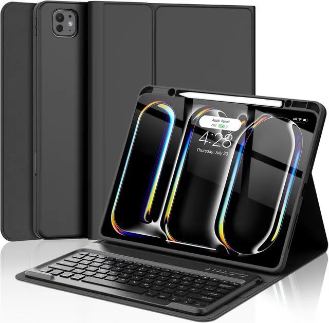 iPad Pro M4 13 inch Smart Folio ブラック 13インチiPad Pro（M4）用Smart Folio - ブラック（MWK33FE