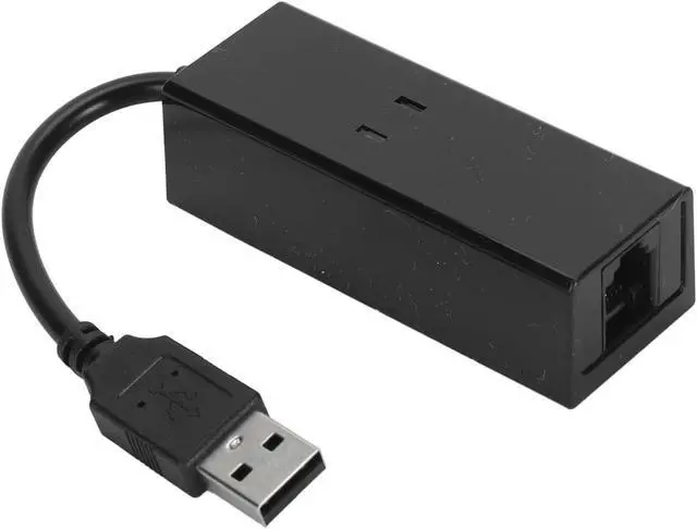 Alt view image 5 of 5 - USB 2.0 Fax Modem, External Hardware Dial Up, USB 56K External Dial Up Fax Data Modem Plug and Play Computer Laptop Fax Modem for 10 8 7