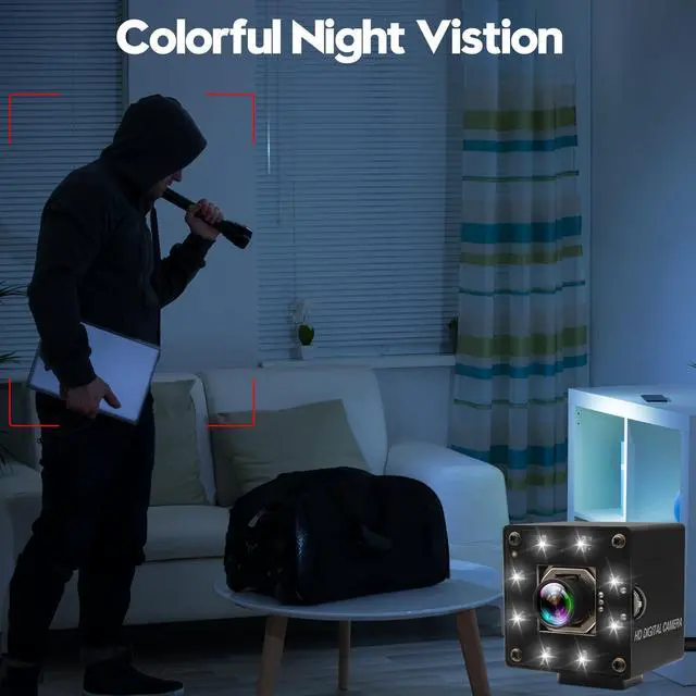 Alt view image 2 of 5 - IFWATER USB Camera 120fps 4K Autofocus IR USB Camera Day and Night USB Camera with 100 Degree No Distortion Lens Lightburn Camera UVC Compatible Plug and Play for Windows Mac OS Jetson Nano PC Camera