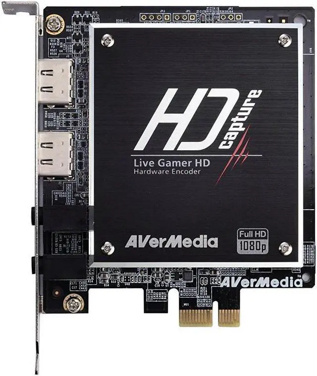 Alt view image 2 of 5 - AVerMedia Live Gamer HD, Game Capture and Streaming in High Definition 1080p, Reduce CPU Usage, Ultra Low Latency, H.264 Hardware Encoding HD Game Recorder, PCIe, (C985)