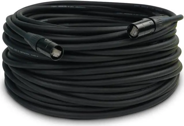 Main image of Jamesin CAT6 Shielded Ethercon Cable, 300 Feet, with Booted Rj45, Tactical Locking Ethernet, and Converta-Shell Connectors, for Studio Setups, Touring, Stage Production, Concerts & Other Applications